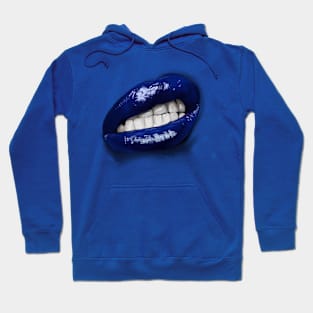 Blue lips Hoodie